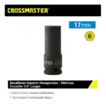 Bocallave Impacto Crossmaster Larga 1/2 X 17mm 9921049 Negro - Imagen 2