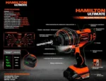 Taladro Atornillador Percutor Bat 20v 13mm Hamilton Ult111 Naranja/negro 50 Hz - Imagen 4