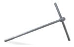 Llave T Larga Bremen 12mm Hexagonal 30cm Mango Deslizable Gris - Imagen 2