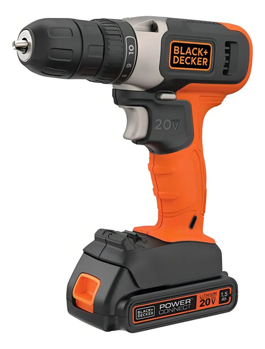 Taladro Atornillador 10mm 20v Black And Decker Bcd702c1-ar Naranja Taladro Atornillador 10mm 20v Black And Decker Bcd702c1-ar Naranja - Imagen 1
