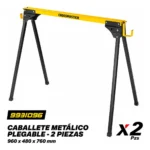 Juego Caballete Metalico Plegable Construccion Crossmaster - Imagen 2