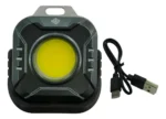 Luz Aux Multifunción Outdoor Bulit Cargador Usb 500lm 4w Fri Fría Negro