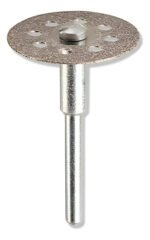 Disco De Corte Dremel 545 Diamantado Ceramica En Minitorno Plateado