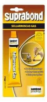Sellarosca Sellador De Roscas Gas Suprabond Pomo 50ml Amarillo