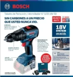 Taladro Atornillador Bosch Brushless Percutor Gsb 18v-50 Azul 50 - Imagen 2