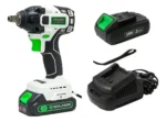 Llave De Impacto 2 Batería 18v Encastre 1/2 Brushless Salkor Blanco, Negro Y Verde