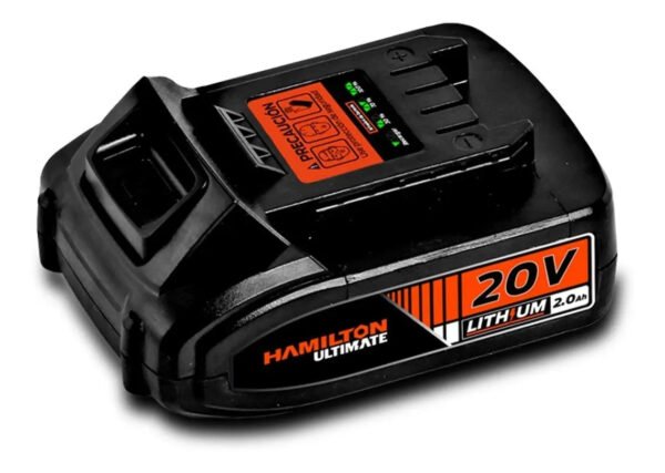 Bateria Ion-litio 20v -2 Amperes Con Led Hamilton Ult101
