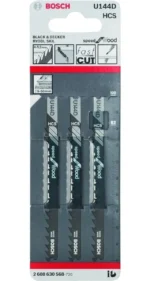 Hoja Sierra Caladora X 3 Uni Para Madera Bosch U144d - Imagen 2