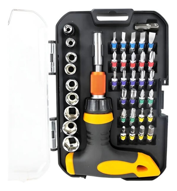 Set Llave T Criquet Extensible 39pz Punta Tubos Torx Phillip