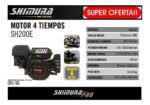 Motor Naftero 4 T 6,5hp 196cc Arranque Elect. Shimura Sh200e - Imagen 3