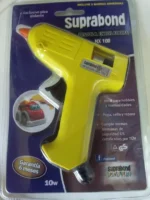 Pistola Encoladora Chica Suprabond Hx100 + 1 Kg De Barritas Amarillo - Imagen 3