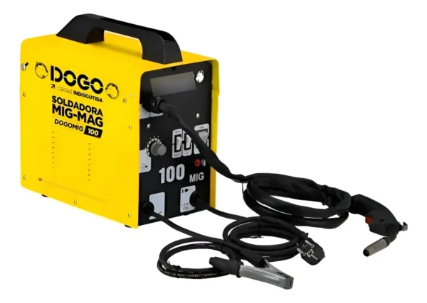 Soldadora Dogo Argentina 100 Amp Industrial Mig Y Mma Torcha Amarillo