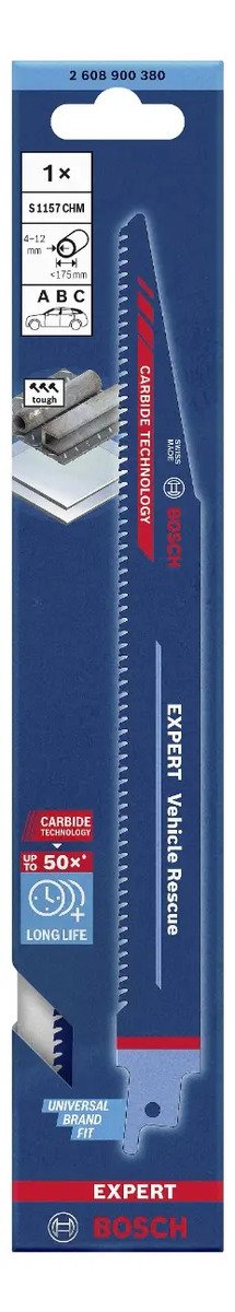 Hoja De Sierra Sable Bosch S1157chm Expert Acero 225 Mm X 1