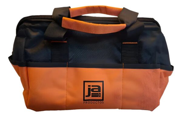 Bolso Porta Herramientas 30cm Base Bolsillos 24 Ja Bol0005 Negro