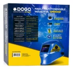 Mascara Fotosensible 4 Sensores Con Regulacion Dogo Premiun Azul Liso - Imagen 3