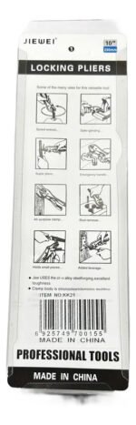 Pinza De Presion Perro De Fuerza Curva 250mm Cromo Vanadio - Imagen 2