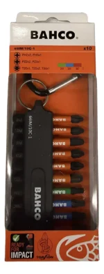Juego Puntas 10 Pzs 1/4'' Impacto Llavero Phillips Bahco - Imagen 2