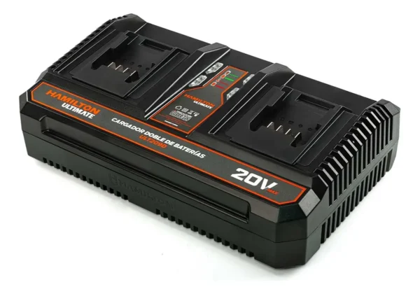 Cargador Doble De Batería Hamilton Ult209d 20v Ion-litio Led