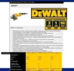 Amoladora Angular Dewalt 180mm 7 PuLG. 2700w Dwe4577 Amarillo 50 Hz - Imagen 4
