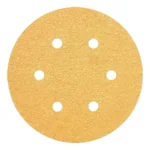 Set De 5 Lijas Para Lijadora Rotoorbital Bosch 150mm Grano 240 Con Abrojo Cod: 2608605091