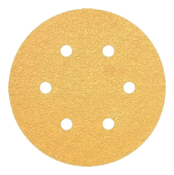 Set De 5 Lijas Para Lijadora Rotoorbital Bosch 150mm Grano 240 Con Abrojo Cod: 2608605091