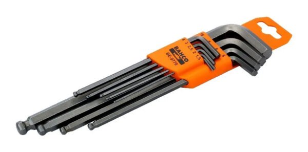 Juego Llaves Allen Milimétricas Punta Esferica Bahco Be-9770