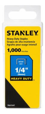 Grapas Stanley 1/4 6mm Para Modelos Stanley Tr150 Y Tr250.