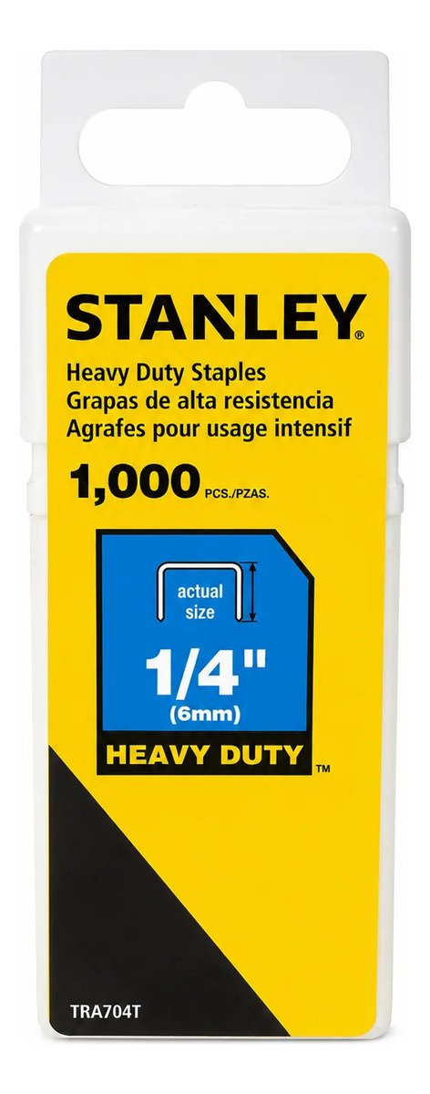 Grapas Stanley 1/4 6mm Para Modelos Stanley Tr150 Y Tr250.