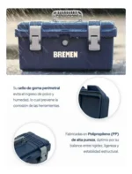 Caja De Herramientas Bremen 8330 De Polipropileno 16 Pulgada Azul - Imagen 10