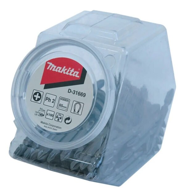 Punta Doble Phillips Ph2 X65mmx100u. Atornill Makita D-31669