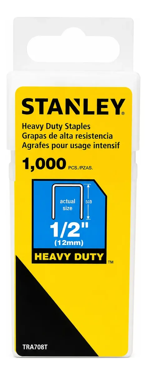 Grapas Stanley 1/2 12mm Para Modelos Stanley Tr150 Y Tr250.