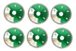 Disco Diamantado Aliafor Turbo Fino Trf Porcelanato X 6 Disc Verde