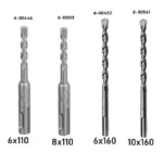 Set X 4 Mecha Makita Broca Encastre Sds Plus Hormigon 6-8-10 - Imagen 2