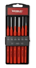 Juego Set Punzones Cilíndricos Saca Espiga Wembley 6pz 7813