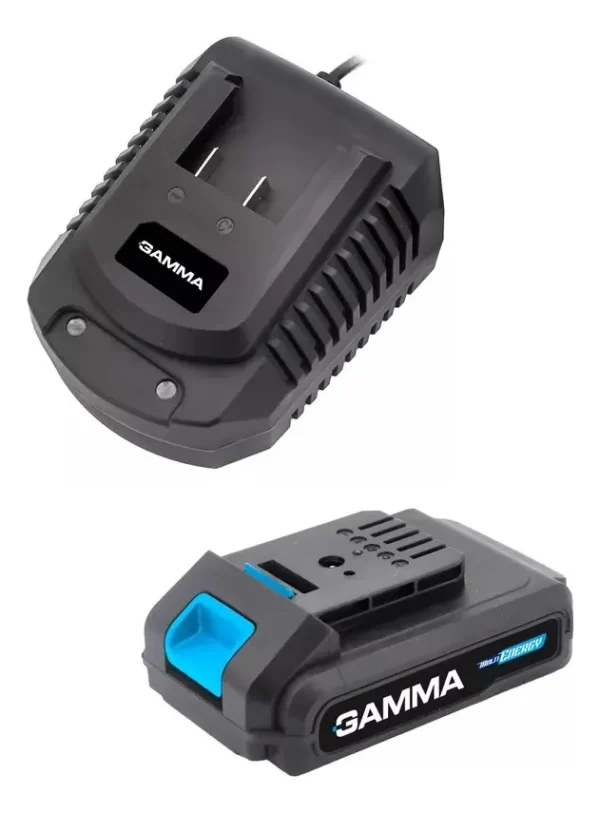 Combo 1 Bateria Gamma 20 Volt 2 Ah Litio 20v + 1 Cargador