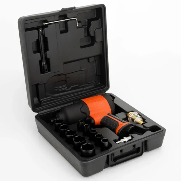 Pistola Impacto Neumática 1/2 Kit 17pc 610 Nm Hamilton Hn30k