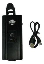 Linterna Bicicleta Con Cargador Portátil Bulit 200 Lum Negro Negro - Imagen 4