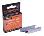 Grapas 6 Mm Caja X 1000 Und Hamilton Para Mod: Pep06 - Imagen 2