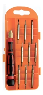 Juego De Puntas De Precision 10 Piezas Celular Bremen 6118 Juego De Puntas