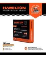 Broches Grapas 8 Mm Caja X 5000 Corona 12,7mm Hamilton Ene08 - Imagen 2