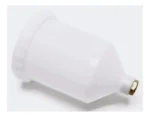 Taza Pistola De Pintar Hvlp Recipiente Plastico 600cc 6206 Blanco - Imagen 5