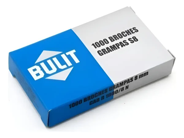 Broches Grampas Bulit P12 12mm Para Engrampadora X 1000 Unid