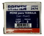 Juego De Peines 1/2 PuLG P/ Terraja Manual Bremen Mod: 2474 - Imagen 2