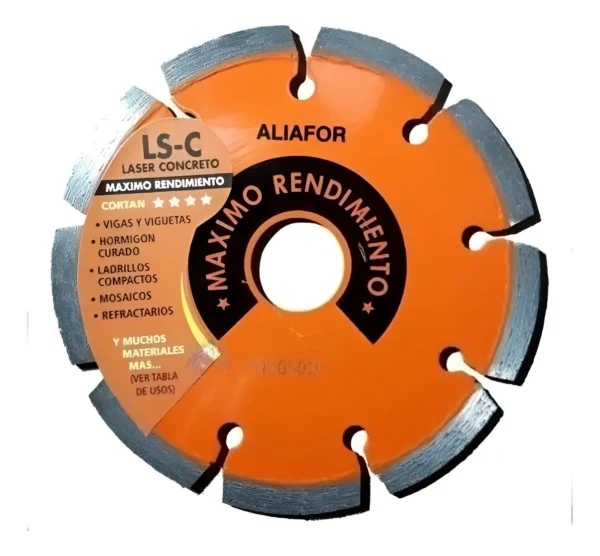 Disco Diamantado 4,5puLG. Aliafor Ls-c Laser Concreto 115mm 0 Mm