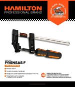 Prensa Sargento F Trabajo Pesado De 80 Cm Hamilton Pfc1280 - Imagen 2