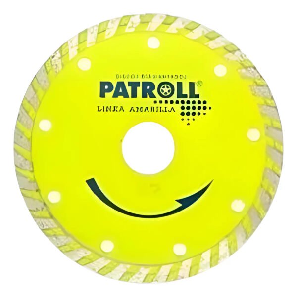 Disco Diamantado Turbo Patroll 9 PuLG. Aliafor 230 Mm Pyt-9 Amarillo