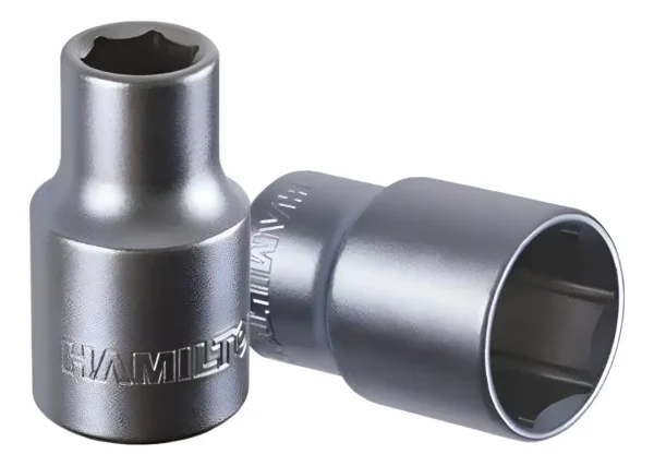 Tubos Hex Bocallaves Corto 7mm Enc 1/4 Hamilton Bhm7-14 - Plateado