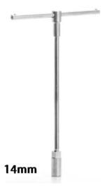 Llave Tipo T 12puLG, 14mm Hamilton Mango Deslizable, C/hexag - Imagen 2