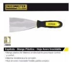Espátula Acero Inoxidable 60mm Mango Plástico Crossmaster - Imagen 2