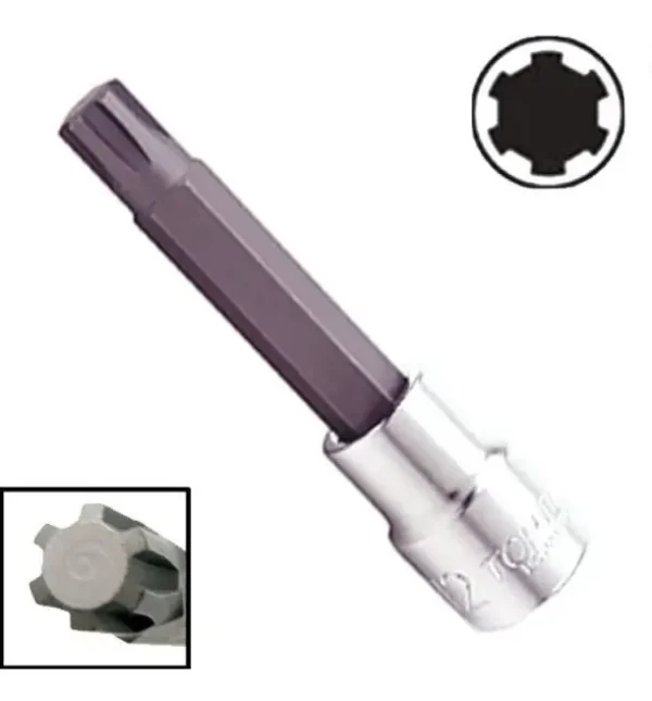 Tubo Bocallave Punta Ribe 12 X100mm Encastre 1/2 Bremen 4155